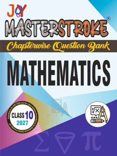 Masterstroke UP Board Mathematics (English) Class 10 Exam 2027 | Chapterwise Question Bank | Model Papers, MCQs